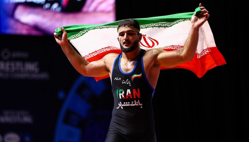 زۆرانی ئازادی ئێران وەکوو فەرەنگی لە ئەمریکا بوو بە پاڵەوانی جیهان