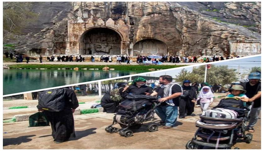 از طاق‌بستان تا مرز خسروی؛ جاده‌ای که دل زائران را برد