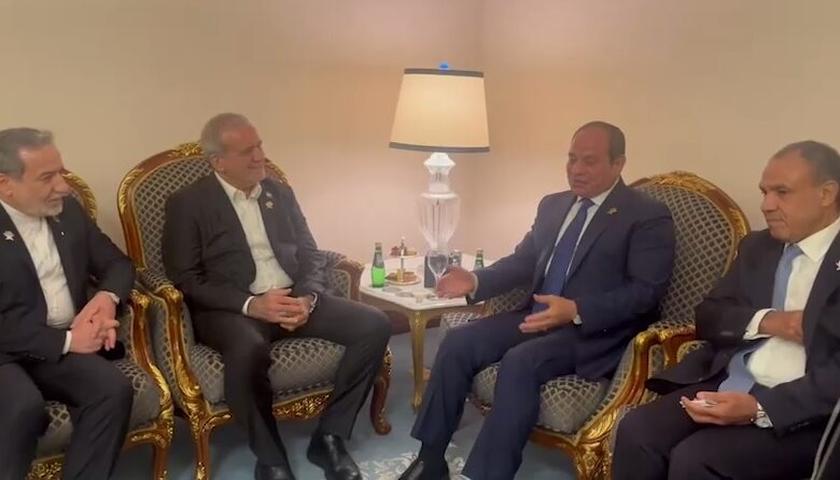 پزیشکیان و سیسی جەختیان لە سەر بەردەوامی گەشەپێدانی پەیوەندییەکانی ئێران و میسر کردەوە