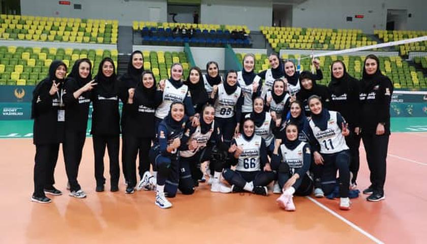 یەکەمین پاڵەوانێتی مێژووی تۆپی بالەی خانمانی ئێران تۆمار کرا