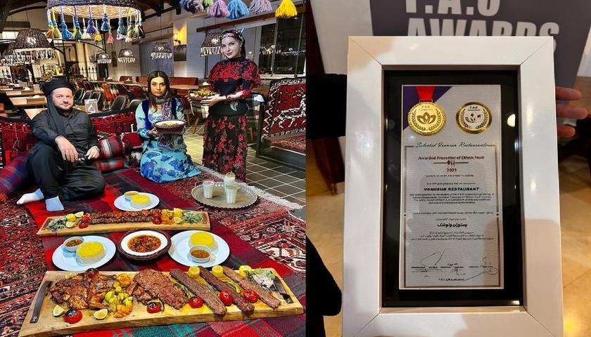 چێشتخانەی کوردی ونوشک خەڵاتی یونسکۆی بەدەستهێنا