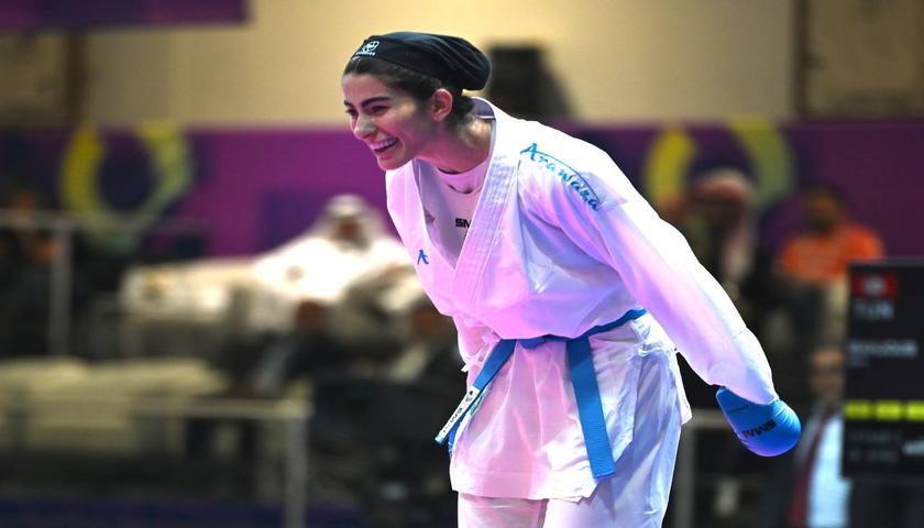 آتوسا گلشادنژاد کارتای کرمانشاهی موفق به کسب سومین طلایی تیم ملی کاراته شد