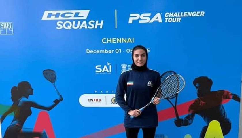 ڕیزبەندی جیهانی سکواش؛ سەرکەوتنی بەهێزی یاریزانی نەتەوەیی ئێران بەسەر نوێنەری هیندستاندا