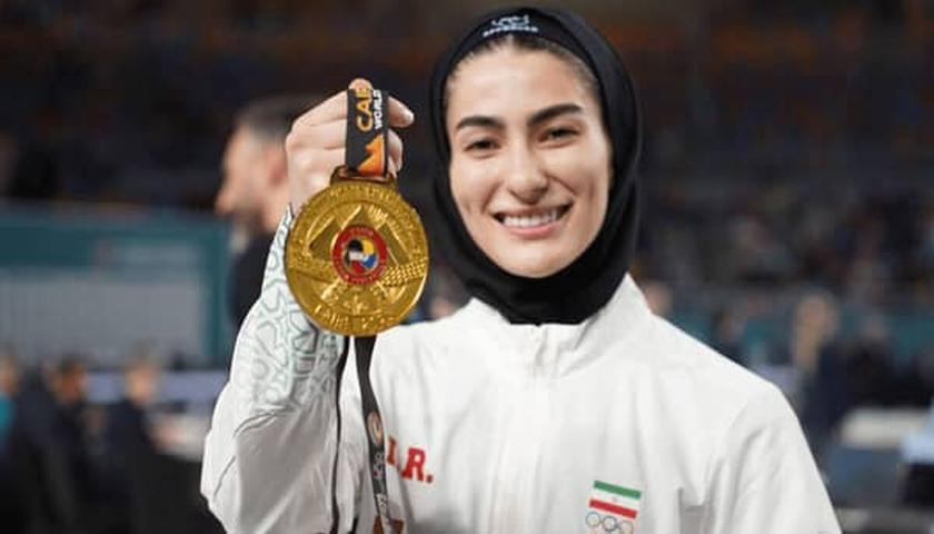 ئەو کچەی کە لە ماوەی ٦ مانگدا ٣ مەدالیای زێڕی بۆ ئێران بەدەستهێنا