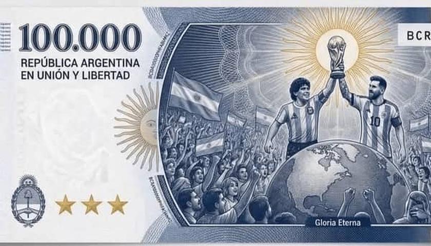 ڕێزگرتنی سەیر لە مارادۆنا و مێسی لە مۆندیالدا لە لایەن حکومەتی ئەرجەنتینەوە