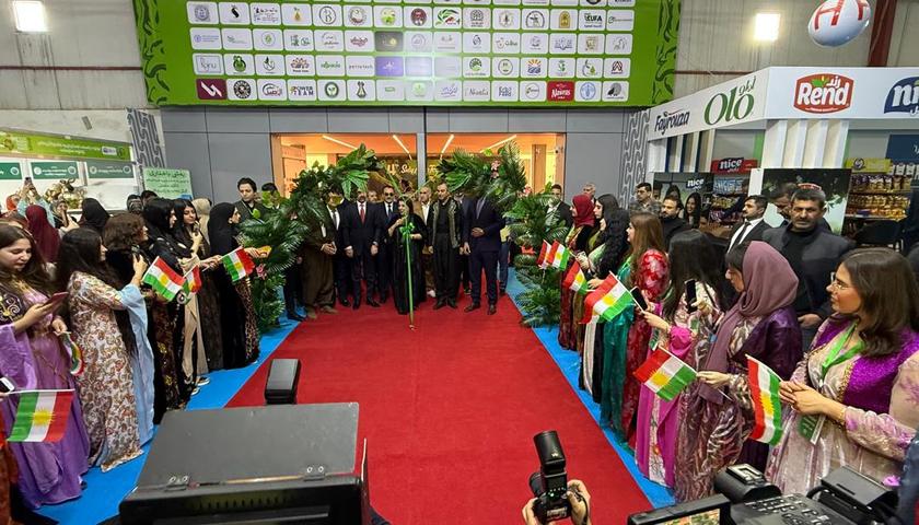 افتتاح چهارمین نمایشگاه بین‌المللی کشاورزی سلیمانیه با حضور مقامات اقلیم کردستان و نماینده جمهوری اسلامی ایران