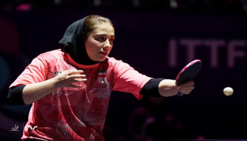 حضور پینگ‌پنگ‌باز نوجوان کرمانشاهی در لیگ برتر بانوان کشور
