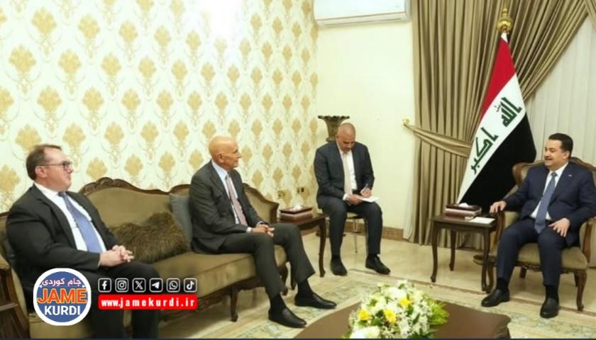 سوودانی و نێردەی ئەمریکا لە سووریا دۆسیەی سەقامگیریی ناوچەکە تاووتوێ دەکەن