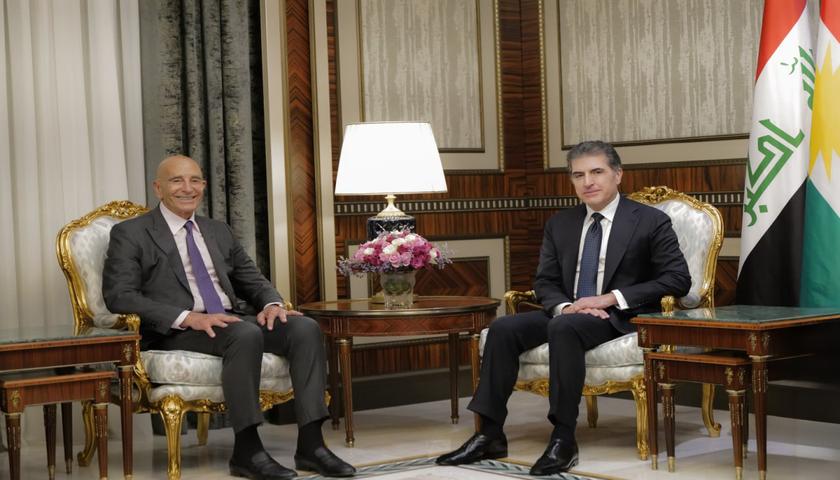 «نیچیروان بارزانی» در دیدار با «توماس باراک» وضعیت سوریه و آخرین اتفاقات منطقه را بررسی کردند