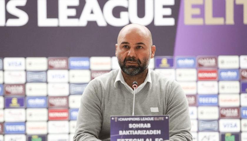 ڕاهێنەری بیانی یانەی ئیستقلال لە ڕێگای تاراندایە