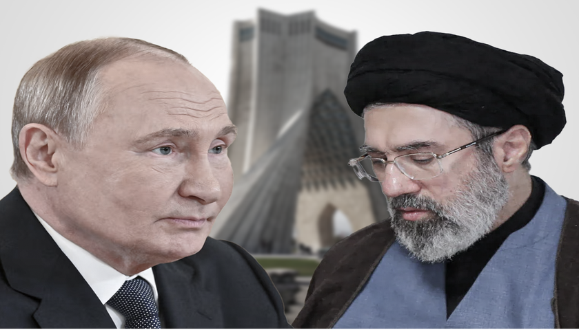 پوتین بۆ موجتەبا خامنەی: پشتیوانی تاران و هاوڕێ ئێرانییەکانمانین