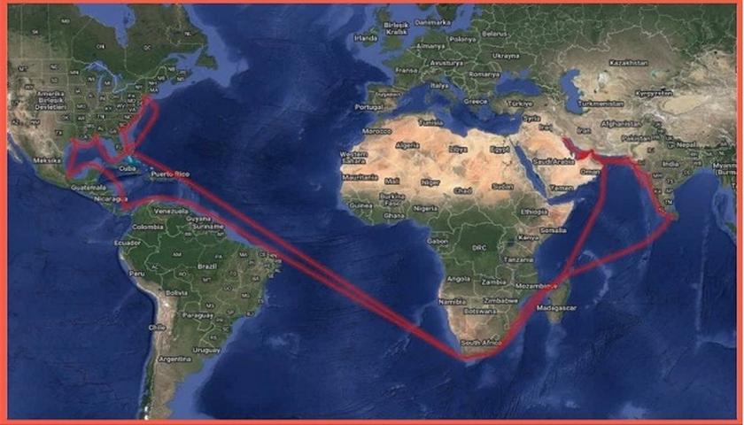 سوپای پاسداران: کەشتییەک بەهۆی هاوکاری لەگەڵ سوپای تیرۆریستی ئەمریکا دەستبەسەر کرا