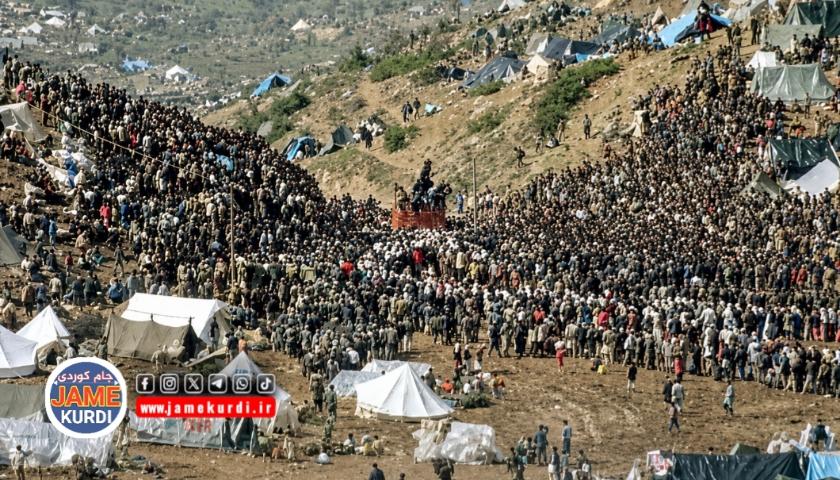 ئاگادارییەک لە کۆمپانیای جام کوردییەوە بۆ ئاوارەکانی کیمیابارانی هەڵەبجە (١٦ / ٣ / ١٩٨٨)