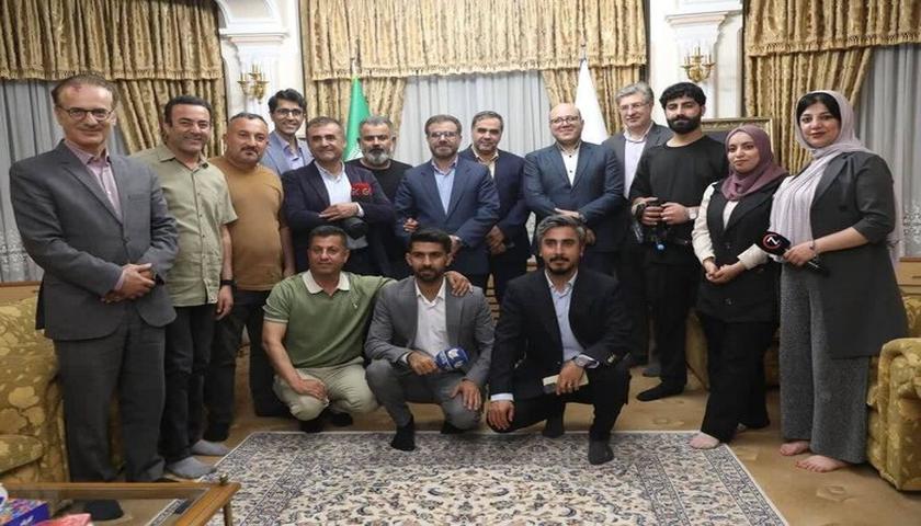 در دیدار با هیئت خبرنگاران کرد؛ تاکید سلیمانی بر نقش موثر کرمانشاە در توسعه مناسبات با اقلیم کردستان