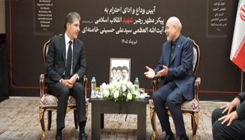 بارزانی لەگەڵ قالیباف کۆبووەوە؛ چەند پرسێکی گرنگی ناوچەکەیان تاوتوێ کران