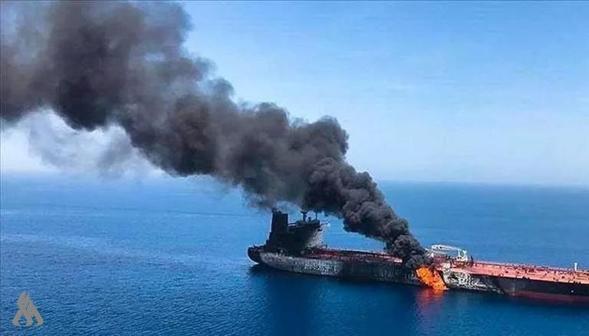 دەستەی دەریایی بەریتانیا: لەنگەرێکی نەوتهەڵگر لە نزیک کەناراوەکانی عومان کرایە ئامانج