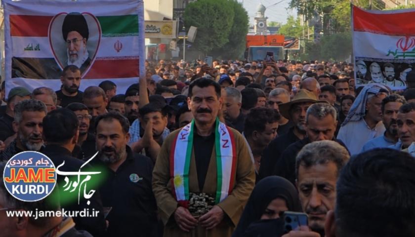 ​پیرخدری: پێشوازیی عێراق لە تەرمی رابەری شەهید، پەیامی وەفاداریی گەلانی عێراقە بەرامبەر بە ئێران