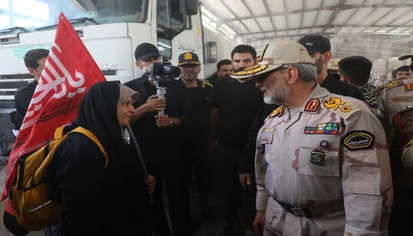 فەرماندەی هێزە ئەمنییەکانی کۆماری ئیسلامی ئێران؛ 2 ملیۆن و 650 هەزار زیارەتکار وڵاتیان بەجێهێشتووە؛ سنوورەکانی ئەربەعین لە ئاسایشی تەواودان