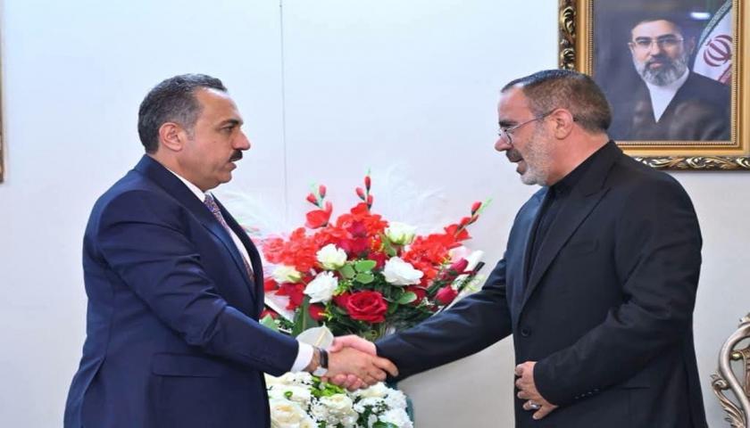 پارێزگارى هەولێر سەردانى کونسڵخانەى گشتیی کۆماری ئیسلامی ئێران لە هەولێر کرد