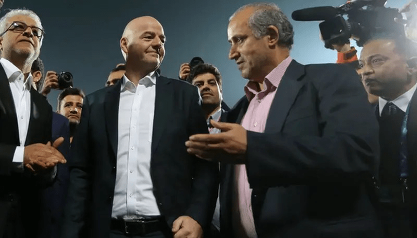 شەڕی ئێران و سعوودیە گەیشتە فیفا!