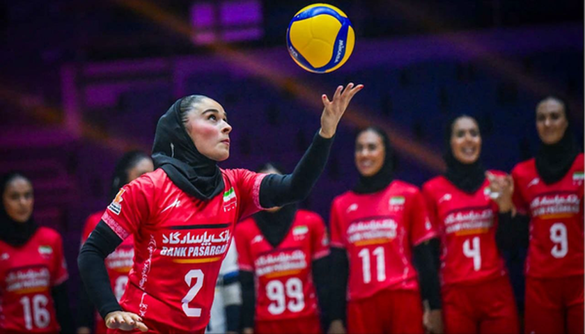چین ڕێگری لە هەڵبژاردەی باڵەی ئافرەتانی ئێران کرد کە بگاتە قۆناغی کۆتایی