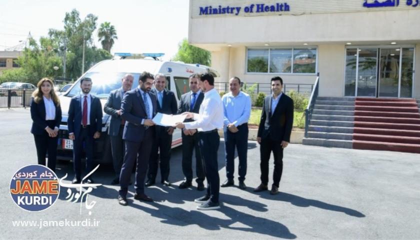 ئەمبوڵانس و پێداویستیی پزیشکی بۆ نەخۆشخانەکانی کۆیە و ڕاپەڕین دابین کران