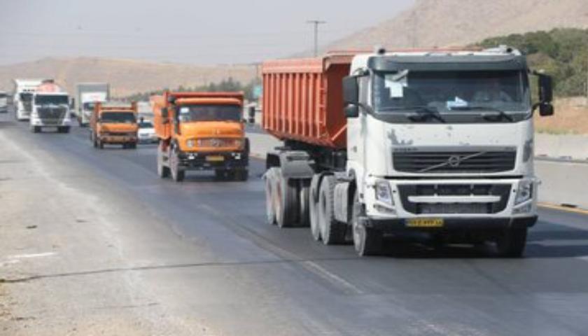 جابه‌جایی بیش از ۵.۵ میلیون تن کالا در محورهای مواصلاتی کرمانشاه