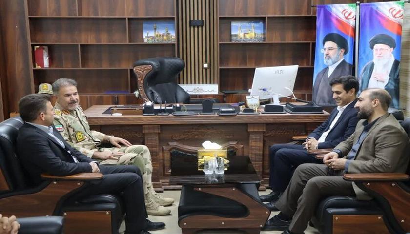 گومرگ و پاسەوانی سەر سنوور بۆ بەهێزکردنی بازرگانی لە سنوورەکانی کرماشاندا، هاوکاری دەکەن