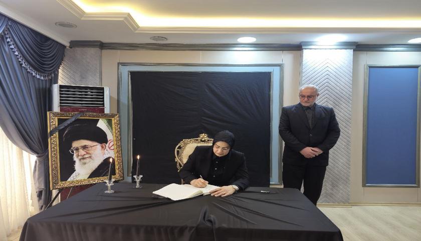 حضور خانم مونا قهوه‌چی عضو پارلمان اقلیم کردستان