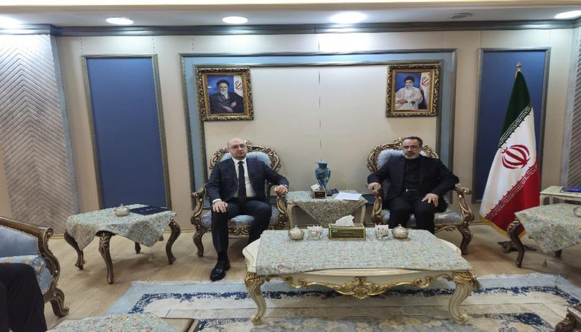 حضور موسسیان سرکنسول ارمنستان در اربیل در سرکنسولگری ایران