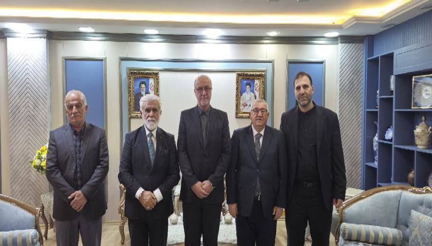 حضور شعلان حیدر عضو ارشد حزب ترکمان ایلی اقلیم کردستان عراق و‌ ه‍یئت همراه، در سرکنسولگری ایران 