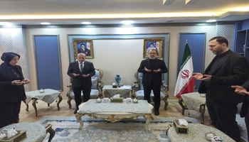 حضور عبدالقادر بازرگان رئیس حزب اصلاح ترکمانی اقلیم کردستان و‌ ه‍یئت همراه