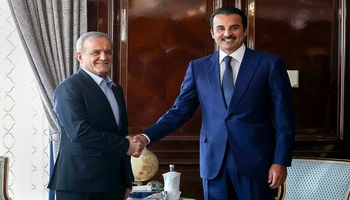 دوو زلهێزە غازییەکەی ناوچەکە لە ڕووسیا کۆبوونەوە؛ تاران و دەوحە پەیوەندییە وزەیی و سیاسییەکانیان تاوتوێ دەکەن