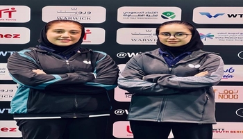 حضور دختران تنیس باز کرمانشاهی در کانتندر جوانان عربستان