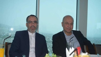 تبریک سرکنسول ایران در اربیل بە برهم صالح