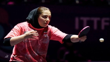 حضور پینگ‌پنگ‌باز نوجوان کرمانشاهی در لیگ برتر بانوان کشور