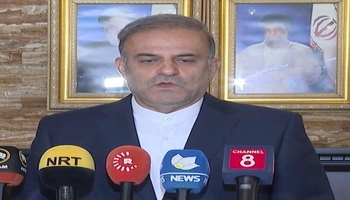سرکنسول ایران در سلیمانیە انتخاب نزار آمیدی بە عنوان رئیس جمهور عراق را تبریک گفت