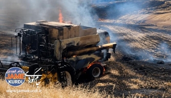 لە پشدەر دەڕاسەیەک ئاگر دەگرێت و بەتەواوی دەسووتێت
