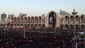 نوێژ لەسەر تەرمی پاکی ڕێبەری شەهید کرا
