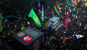 ژمارەی بەشداربووانی تازیەباریی ڕێبەری شەهید لە نەجەف گەیشتە سێ ملیۆن و ٨٠٠ هەزار کەس