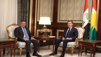 «نیچیروان بارزانی» و کاردار جدید سفارت آمریکا در عراق درباره تحولات منطقه‌ گفت‌وگو کردند